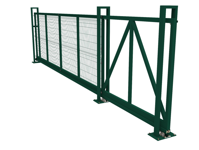 STEEL MESH SLIDING GATE